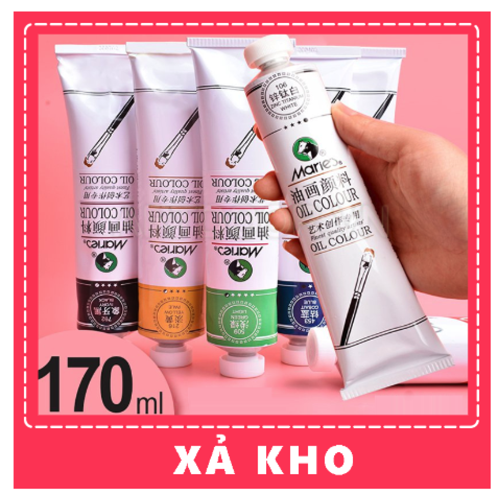 Bán màu vẽ sơn dầu Marie tuýp 170ml